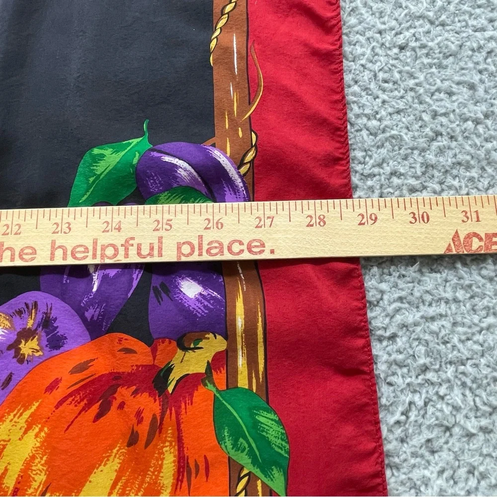 Carole Little‎ Red and Black 100% Silk Scarf Floral Print boho peasant party
